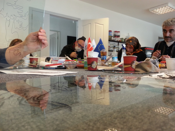 Altın Eller Cam Sanatı Projesi